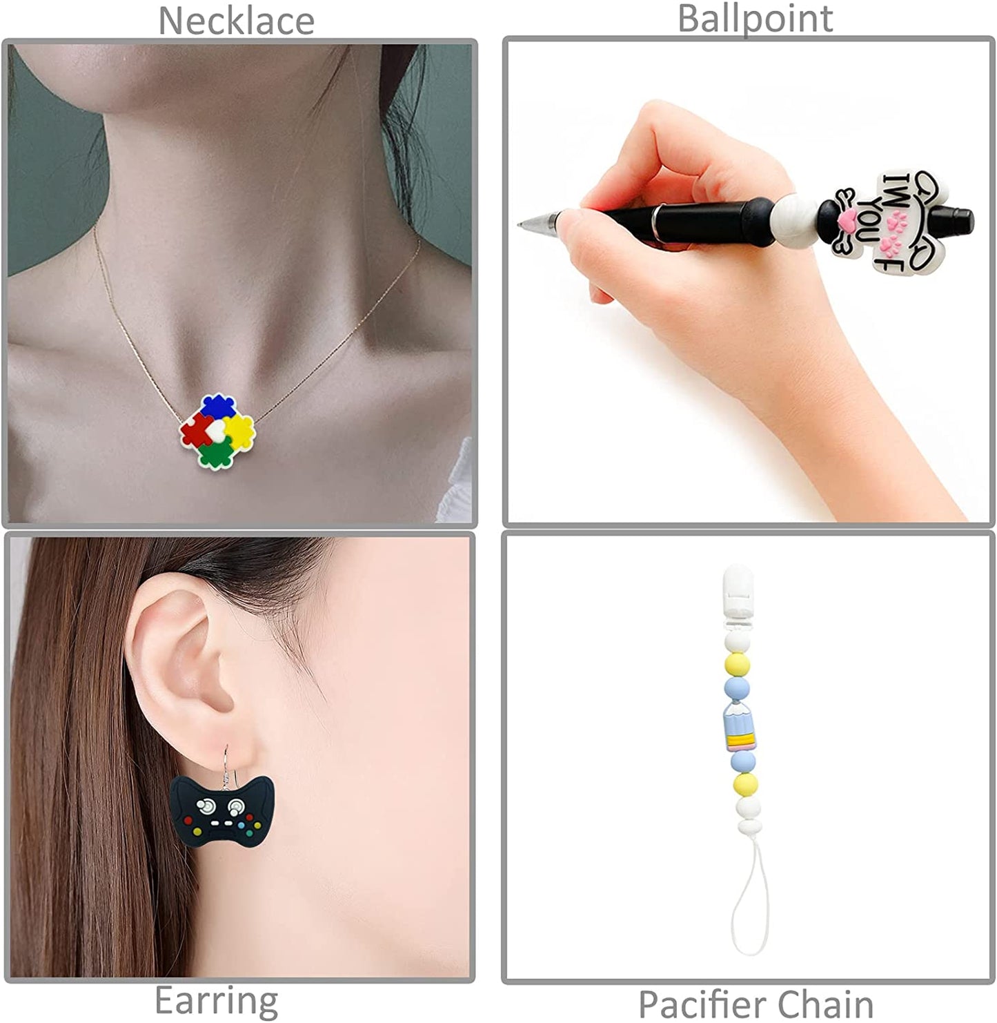 aaa Wholesale Silicone Beads and Focal Beads choose from $0.5-$200